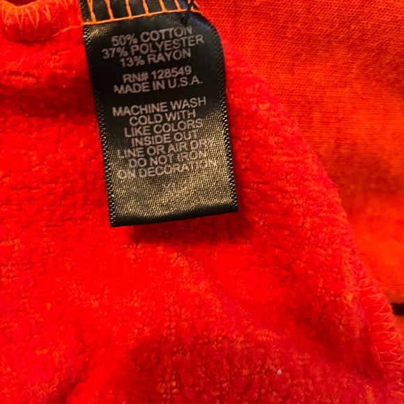 Aviator Nation Ride Orange Unisex Sweatshirt Sz XL EUC - Picture 11 of 13